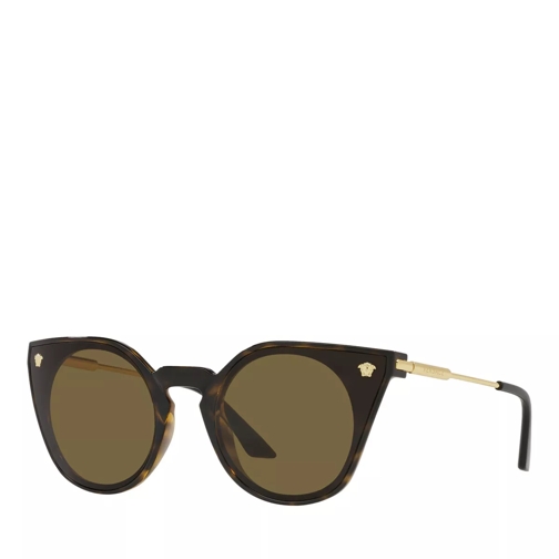 Versace Woman Sunglasses 0VE4410 Havana Sonnenbrille