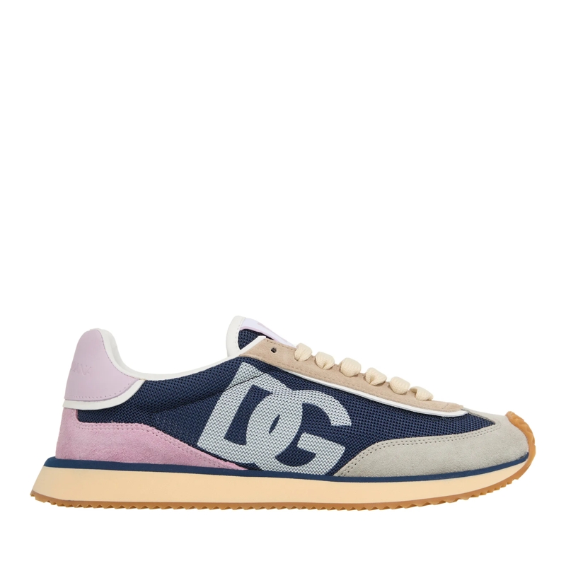 Dolce&Gabbana Low-Top-Sneaker Dragon Blue Grigio
