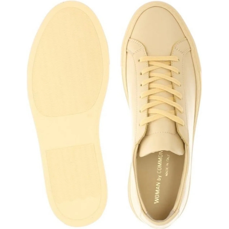 Common Projects Original Achilles Low Yellow Sneakers
