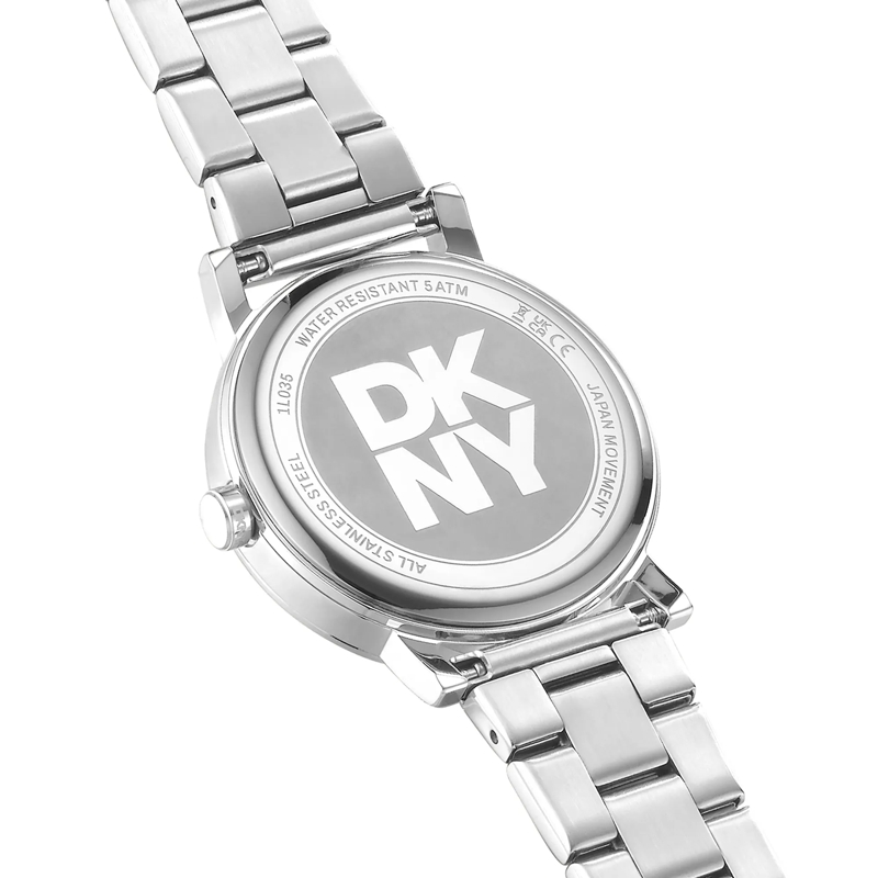 DKNY Quarzuhr Quarzuhr Soho Logo silber(Image 4)