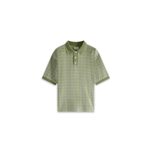 DROLE DE MONSIEUR Polo-Shirt mit Monogramm-Print green green 