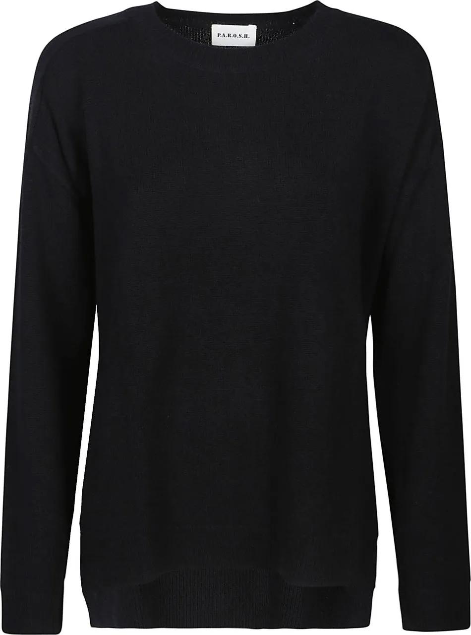 Thumbnail - P.A.R.O.S.H. - Loos Sweater Black - Größe XS - schwarz