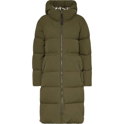 Woolrich  Matt Stretch Long Puffer Parka Dark grün