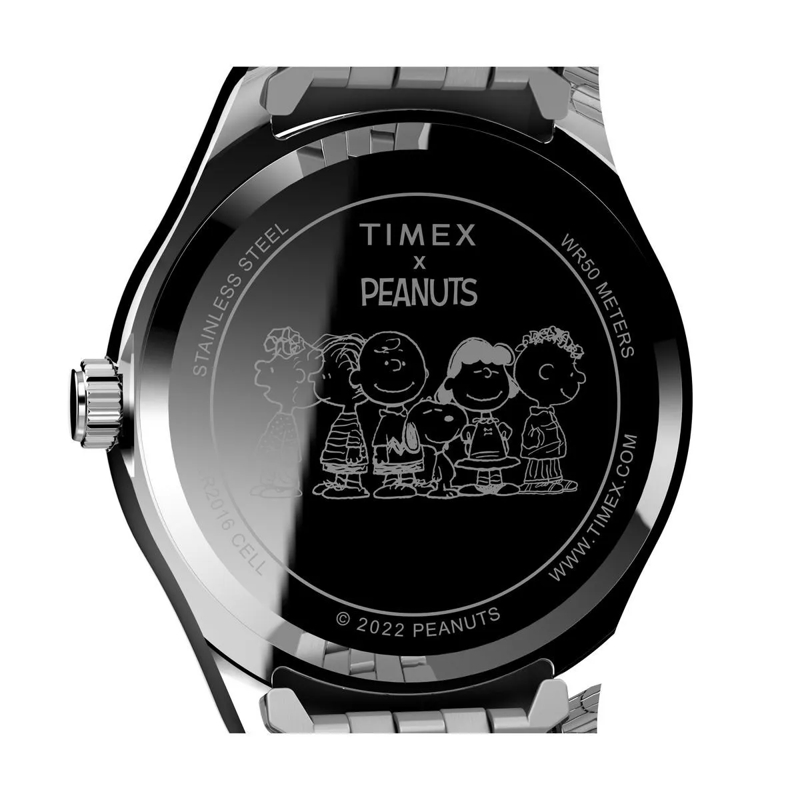 Timex Automatikuhr Analoge Uhr Timex Legacy X Peanuts silber(Image 4)