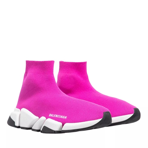 Balenciaga Speed 2.0 Knit Sneakers Dark Pink Slip-On Sneaker