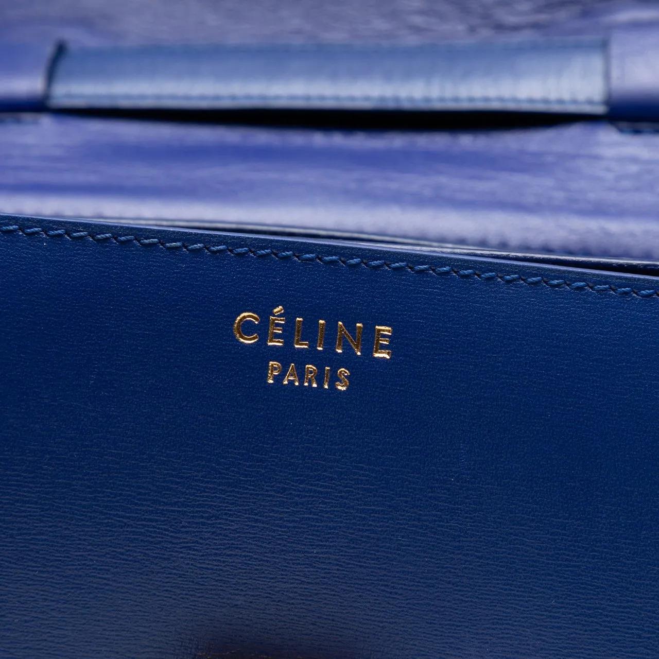 Thumbnail - Celine Hobo Bags - Small Calfskin Classic Box - Gr. unisize - in Blau - für Damen