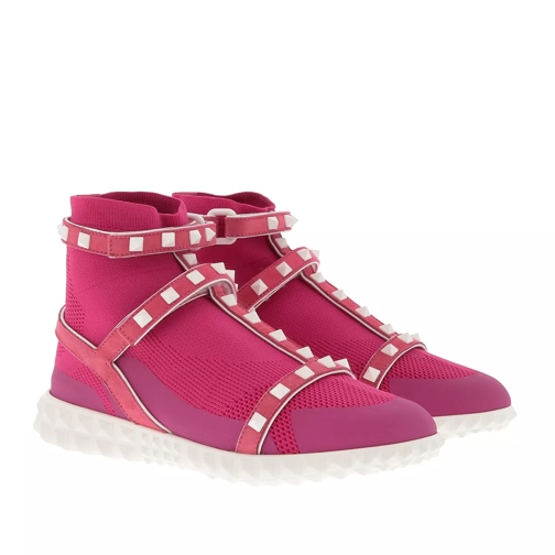 Valentino Garavani Rockstud Bodytech Sneaker Shadow Pink/White Low-Top Sneaker