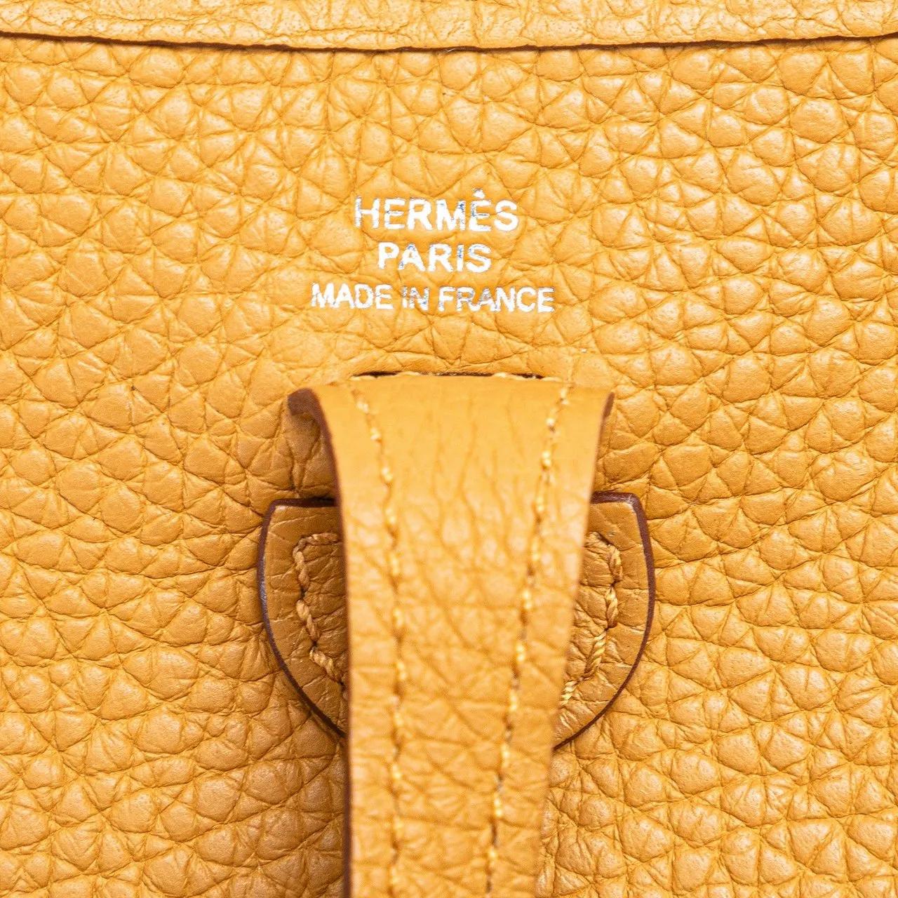 Hermès Hobo bags 2020 Clemence Evelyne Amazone 16 in bruin