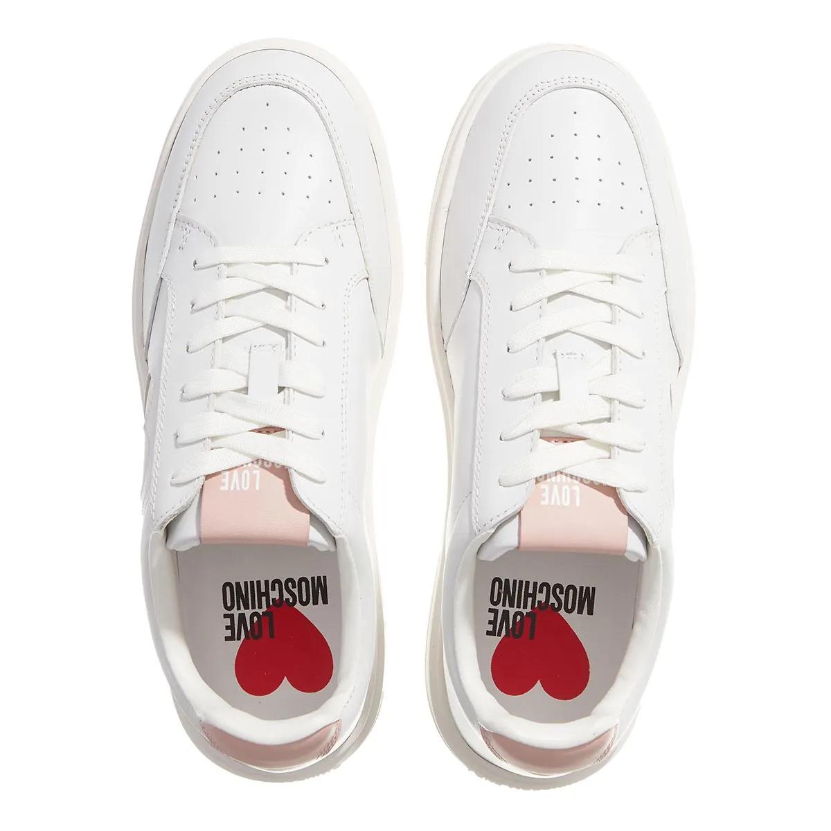 Love Moschino Low-Top Sneakers Donna in wit