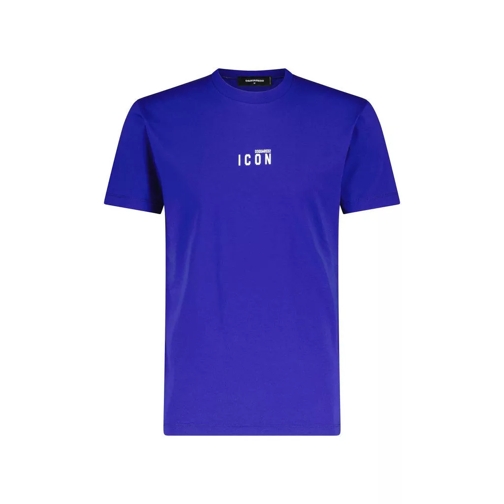 Dsquared2 T-Shirt mit Print 48103789527386 Blau 