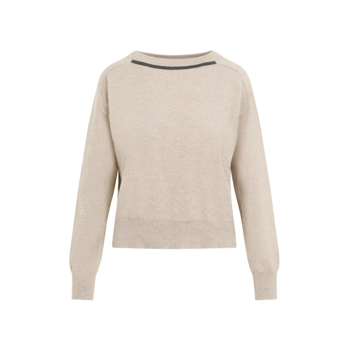 Brunello Cucinelli - Smile Monile Sweater - Größe L -