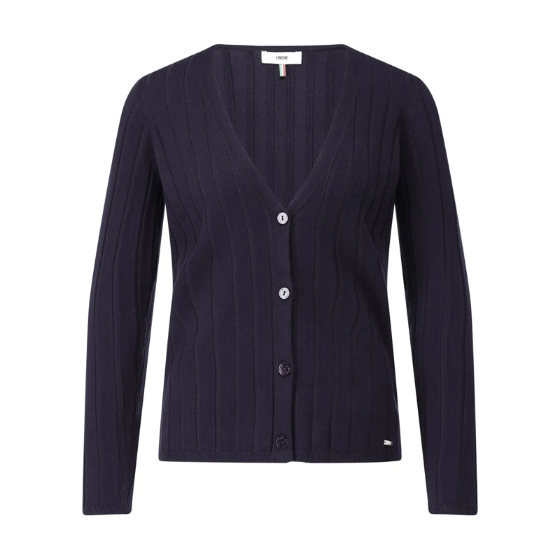 Cinque Strickjacke Strickjacke aus Viskose-Stretch weiß(Image 3)