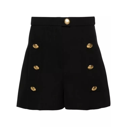 Alexander McQueen Black High Waist Shorts Black 