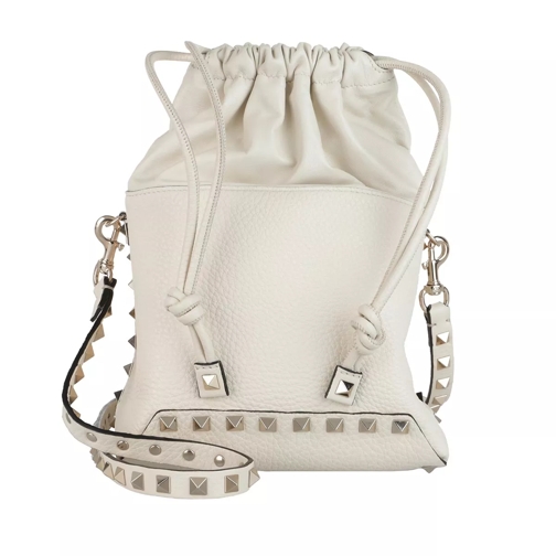 Valentino Garavani Mini Bucket Bag Leather Light Ivory Bucket Bag
