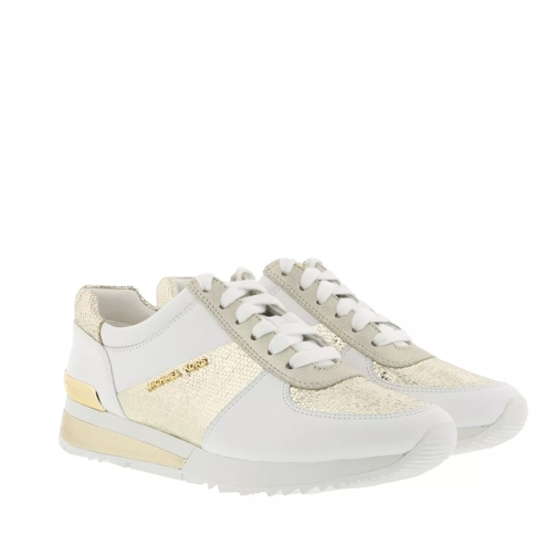 MICHAEL Michael Kors Allie Wrap Trainer Champagne/Optic White Low-Top Sneaker