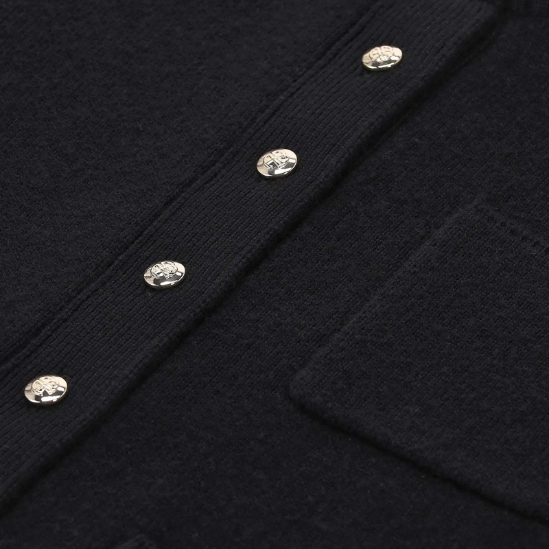 Anine Bing Strickjacke Strickjacke Jameson mit Kaschmir schwarz(Image 3)