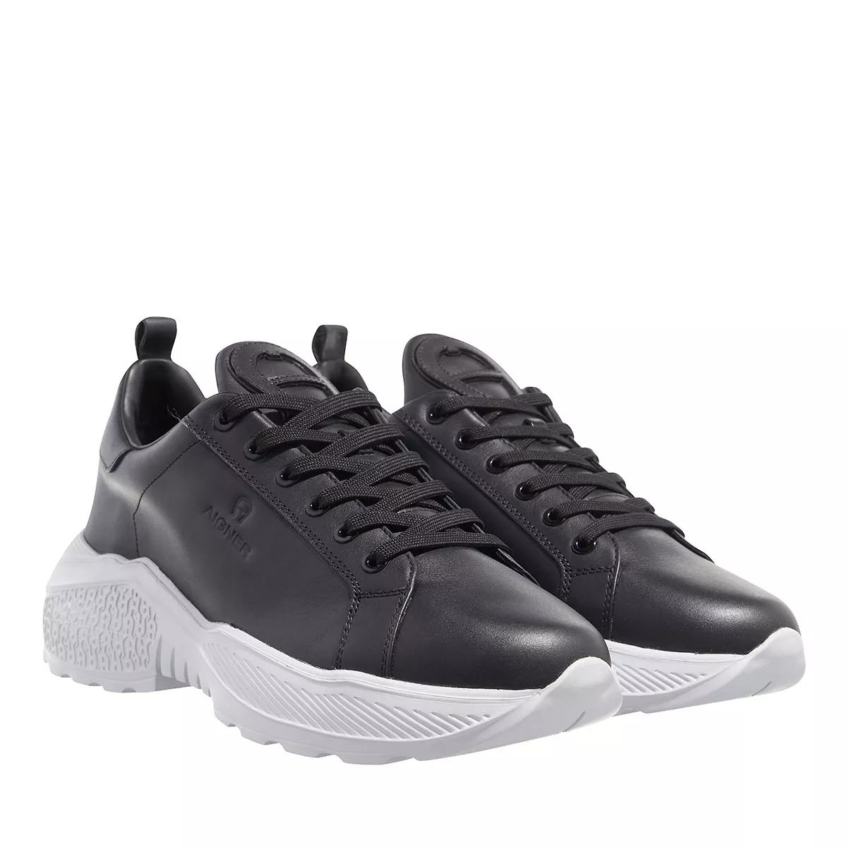 AIGNER Jenny 4 Black White Low Top Sneaker