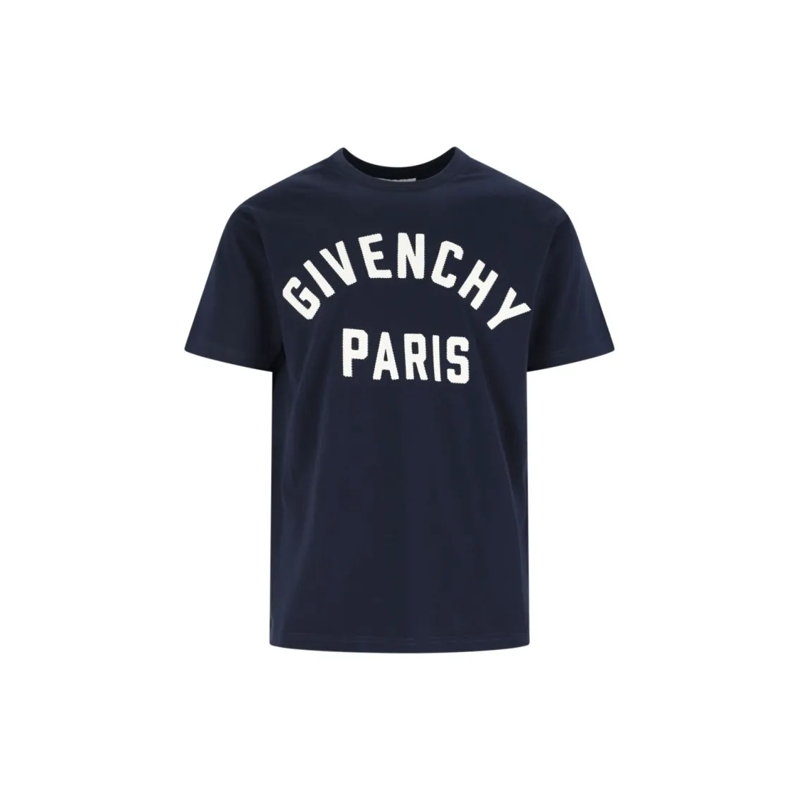 Givenchy T-shirt Logo T-Shirt – Navy Blue
