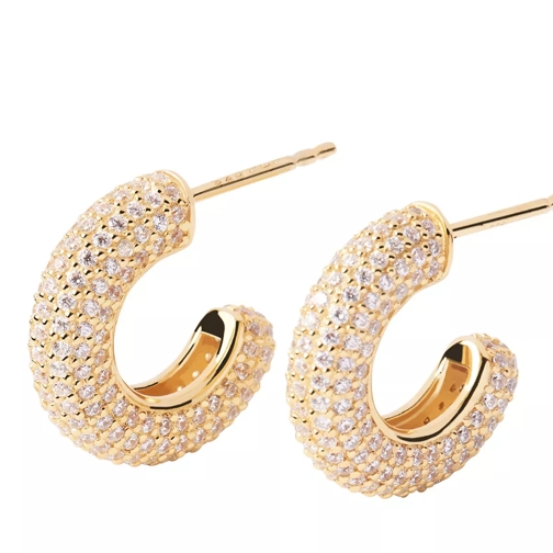 PDPAOLA King Earrings Gold Orecchini a cerchio