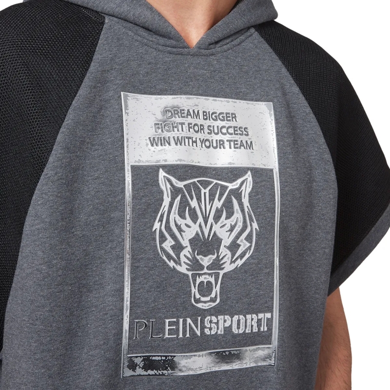Plein Sport Top Hoodie Tiger dunkel-grau(Image 5)