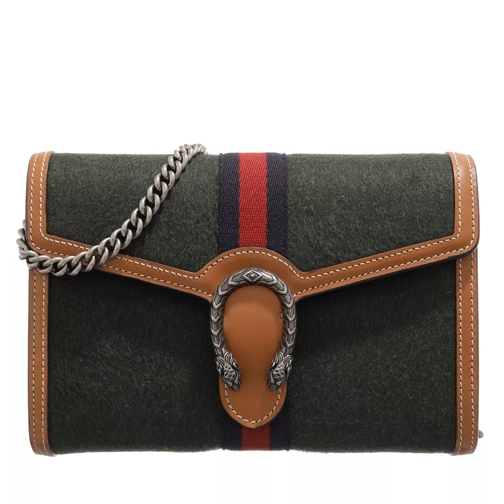 Gucci Dionysus Chain Wallet Loden Dark Green Crossbody Bag