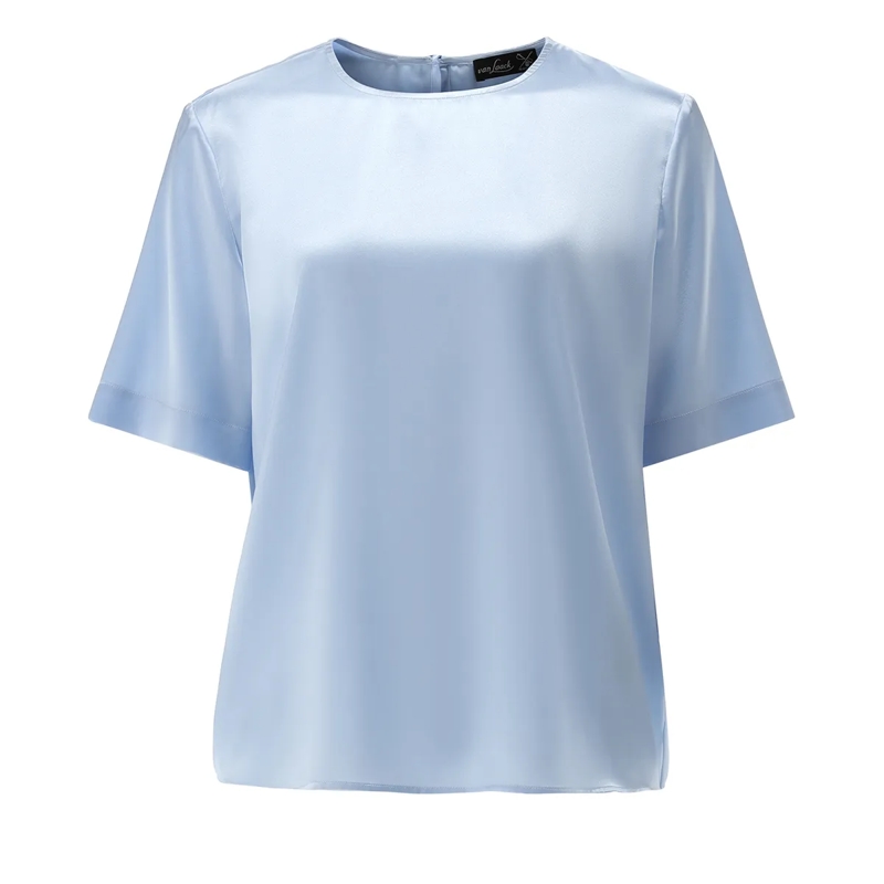 VAN LAACK Bluse Bluse Modern Fit Uni rosa