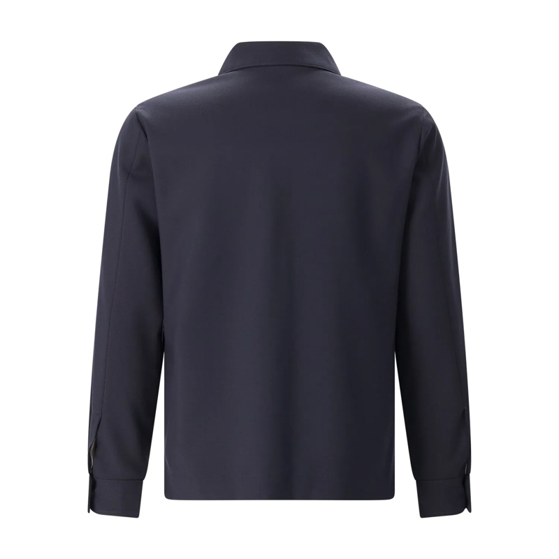 windsor. Veste de costume Overshirt aus Schurwolle blau(Image 6)
