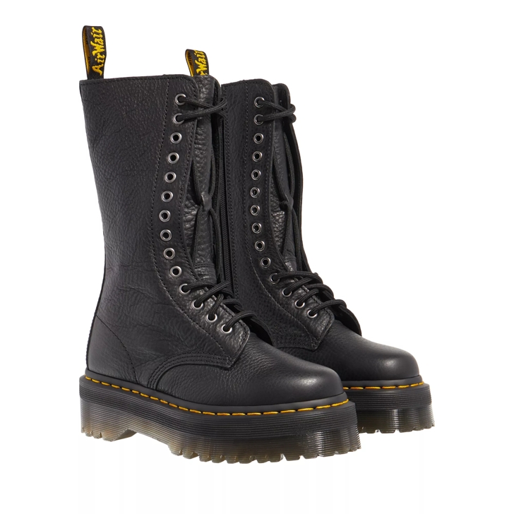 Dr. Martens 14 Eye Boot Black Laarzen met vetersluiting