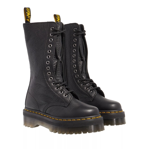 Dr. Martens 14 Eye Boot Black Lace up Boots