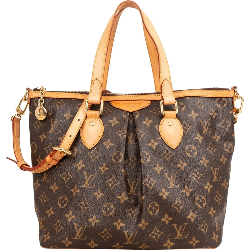 Louis Vuitton Tote Louis Vuitton Canvas Monogram Palermo PM Handbag braun