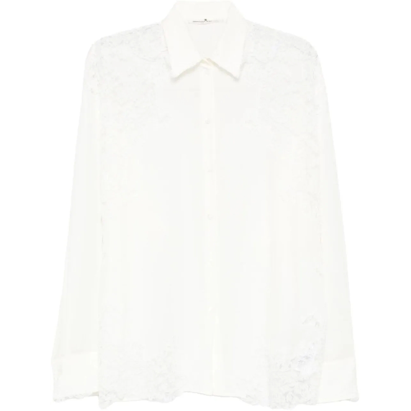 Ermanno Scervino Bluse Shirts White weiß
