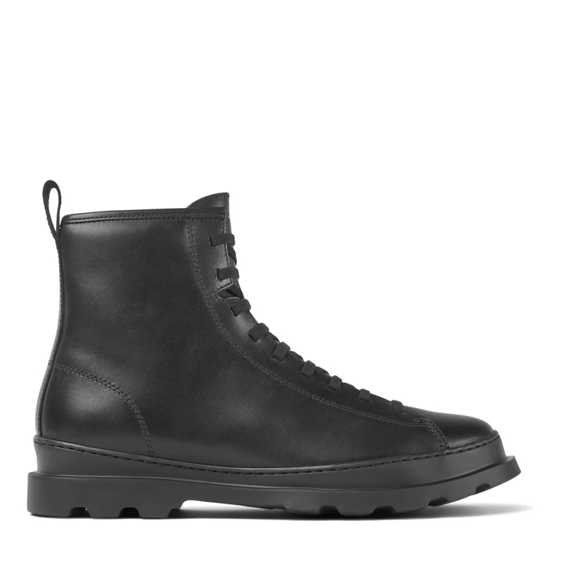 Camper Schnürstiefel Stiefeletten Brutus schwarz