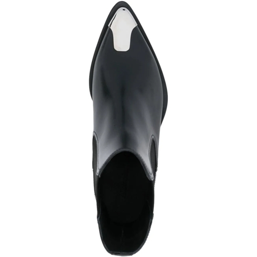 Alexander McQueen Stiefel Alexander McQueen Leather Boots schwarz (Image 2)