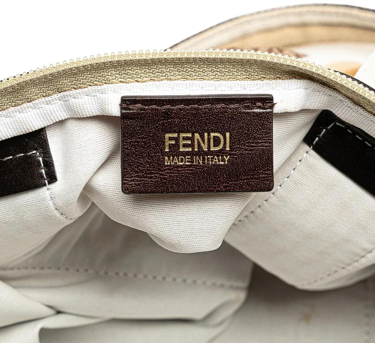 Thumbnail - Fendi Shopper - Micro Zucchino Nylon Tote - Gr. unisize - in Braun - für Damen