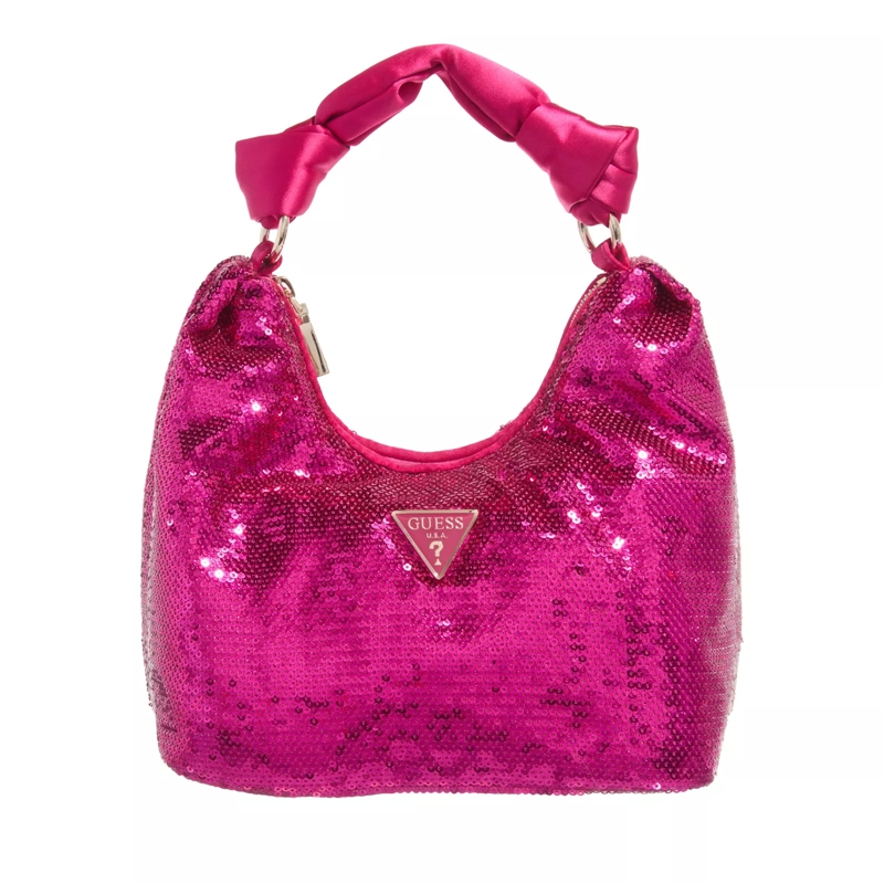 Guess Hobo Bag Velina Hobo Magenta