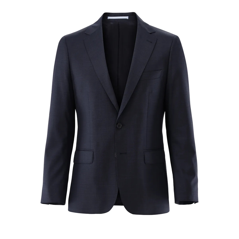 VAN LAACK Blazer Sakko Slim Fit Dessiniert dunkel-blau