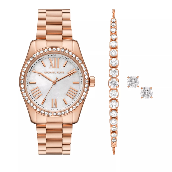 Michael kors rose on sale gold watch roman numerals