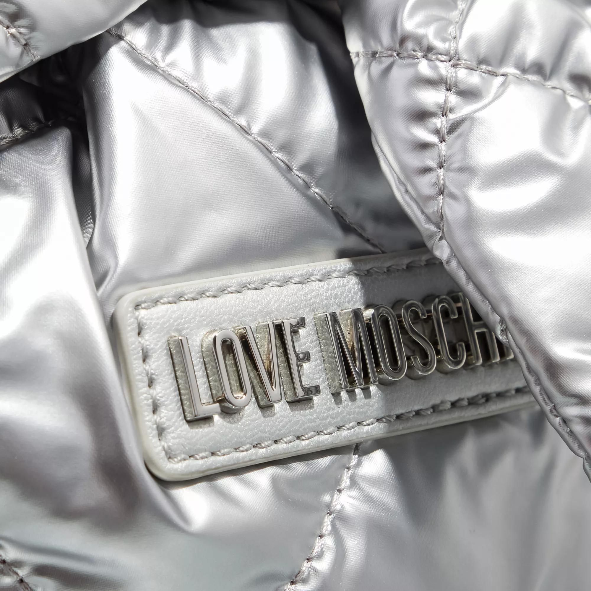 Love Moschino Bucket bags Sparkling Items in zilver