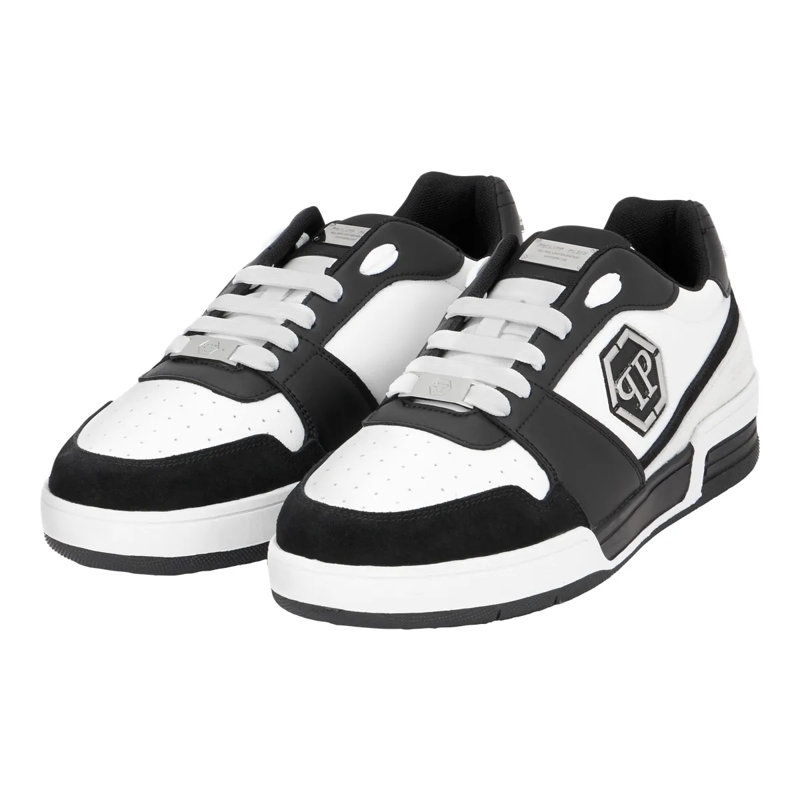 Philipp Plein Low-Top-Sneaker Lo-Top Turnschuhe P-Force 78 weiss