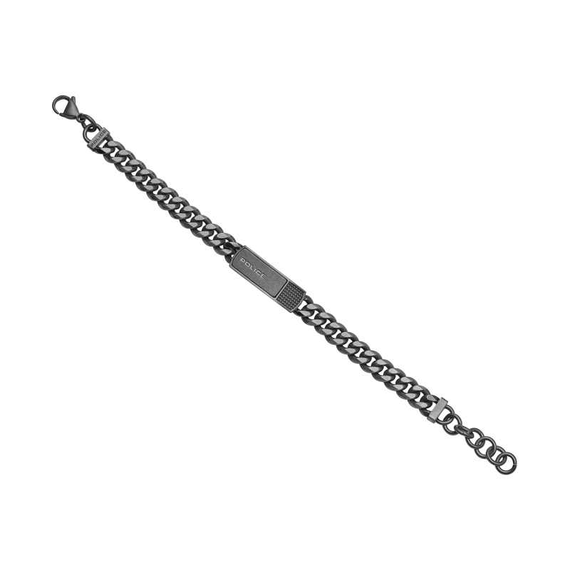 Police Armband Armband Identity- Herrenarmband- Farbe: silber grau(Image 2)