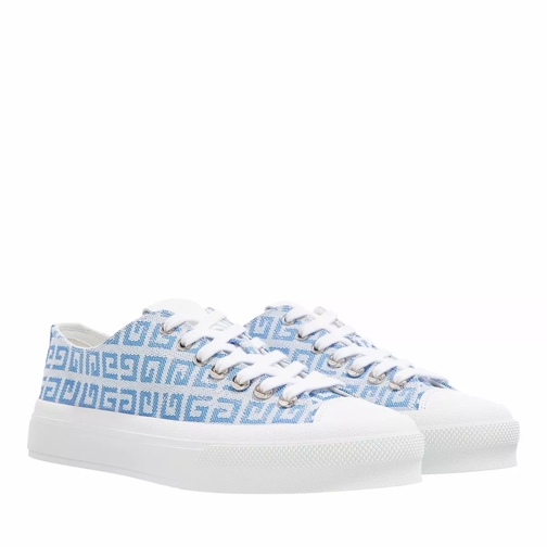 Givenchy City In 4G Sneakers Jacquard Blue/White Low-Top Sneaker