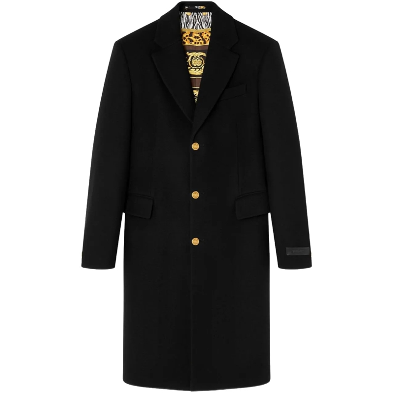 Versace Doudoune Coats Black schwarz