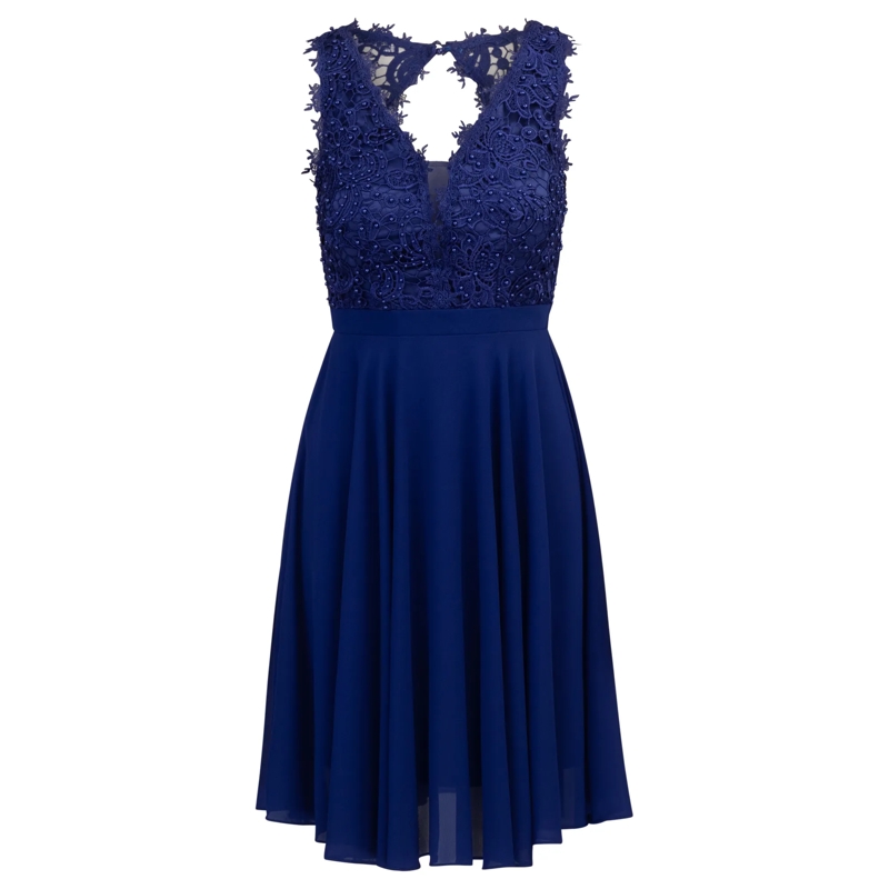 Kraimod Midikleid Cocktailkleid royalblau