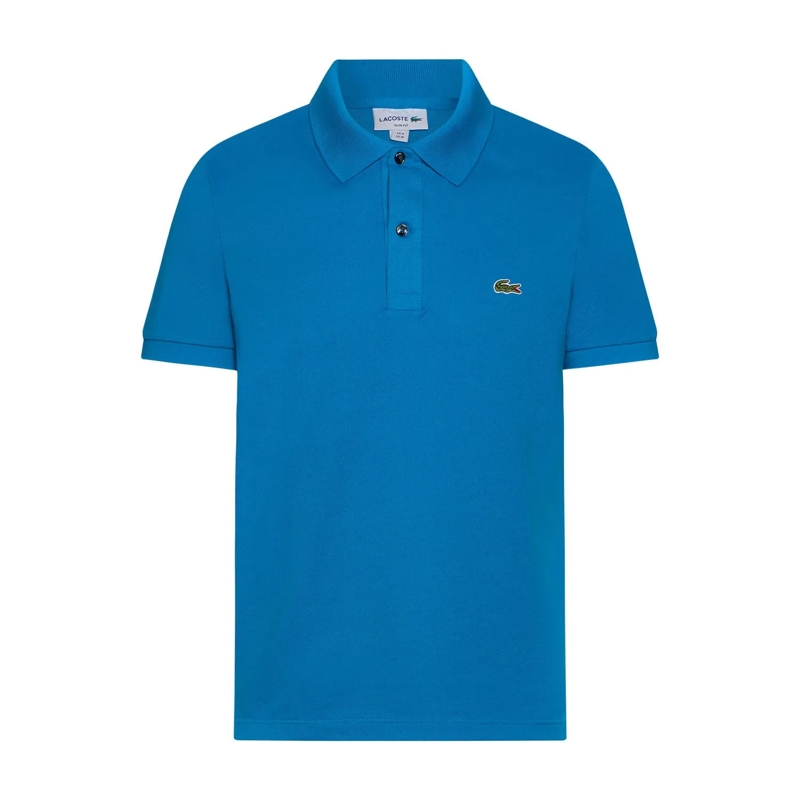 Lacoste Polohemd Slim Fit Polo-Shirt mit Logo Blau