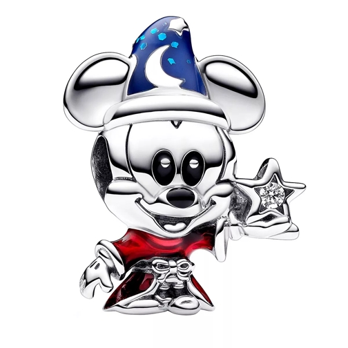 Pandora Disney Mickey Mouse sterling silver charm withcubi Multicolor Ciondolo