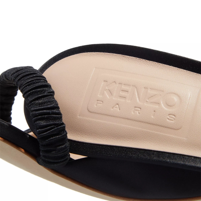 Kenzo Mules Kenzo Kitten Heel Black(Image 3)