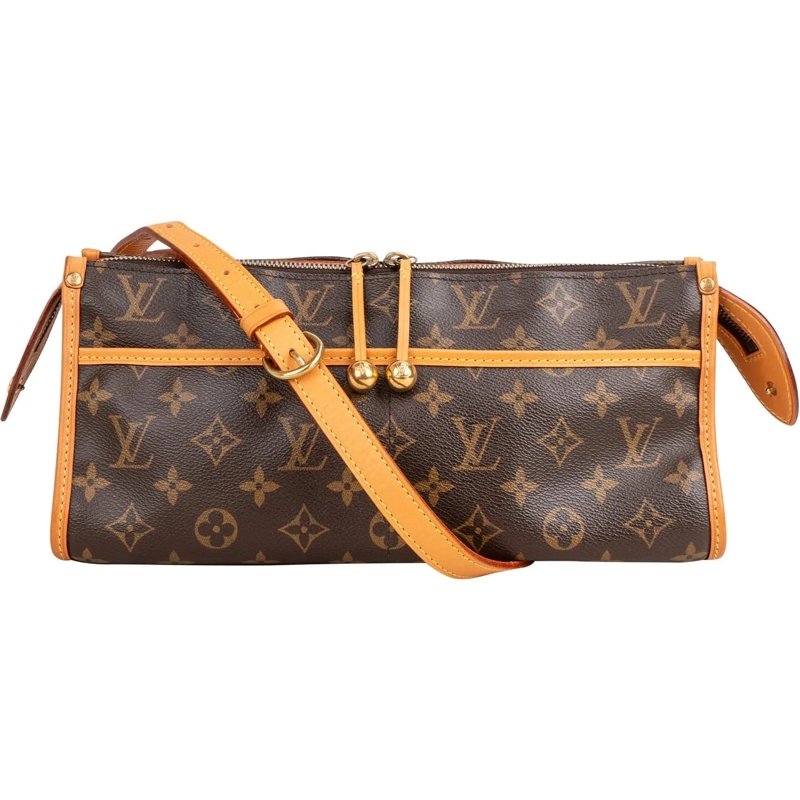 Louis Vuitton Tote Louis Vuitton Canvas Monogram Long Popincourt Cros braun