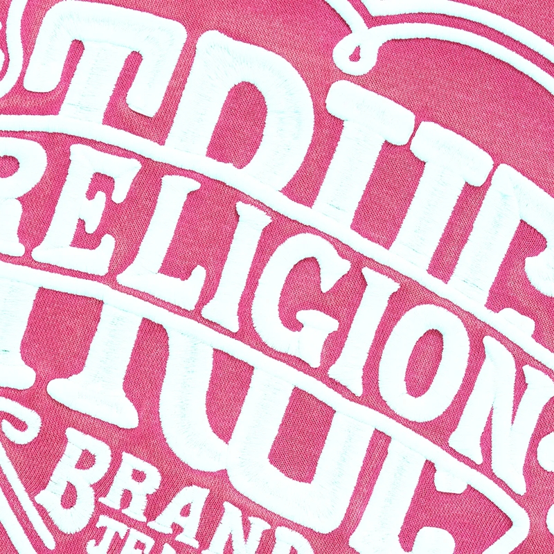 True Religion  Sweatshirt Cropped fuschsia(Image 5)