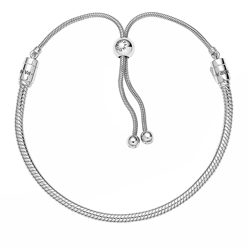 Pandora Armband Moments Schiebeverschluss Schlangen-Gliederarmband