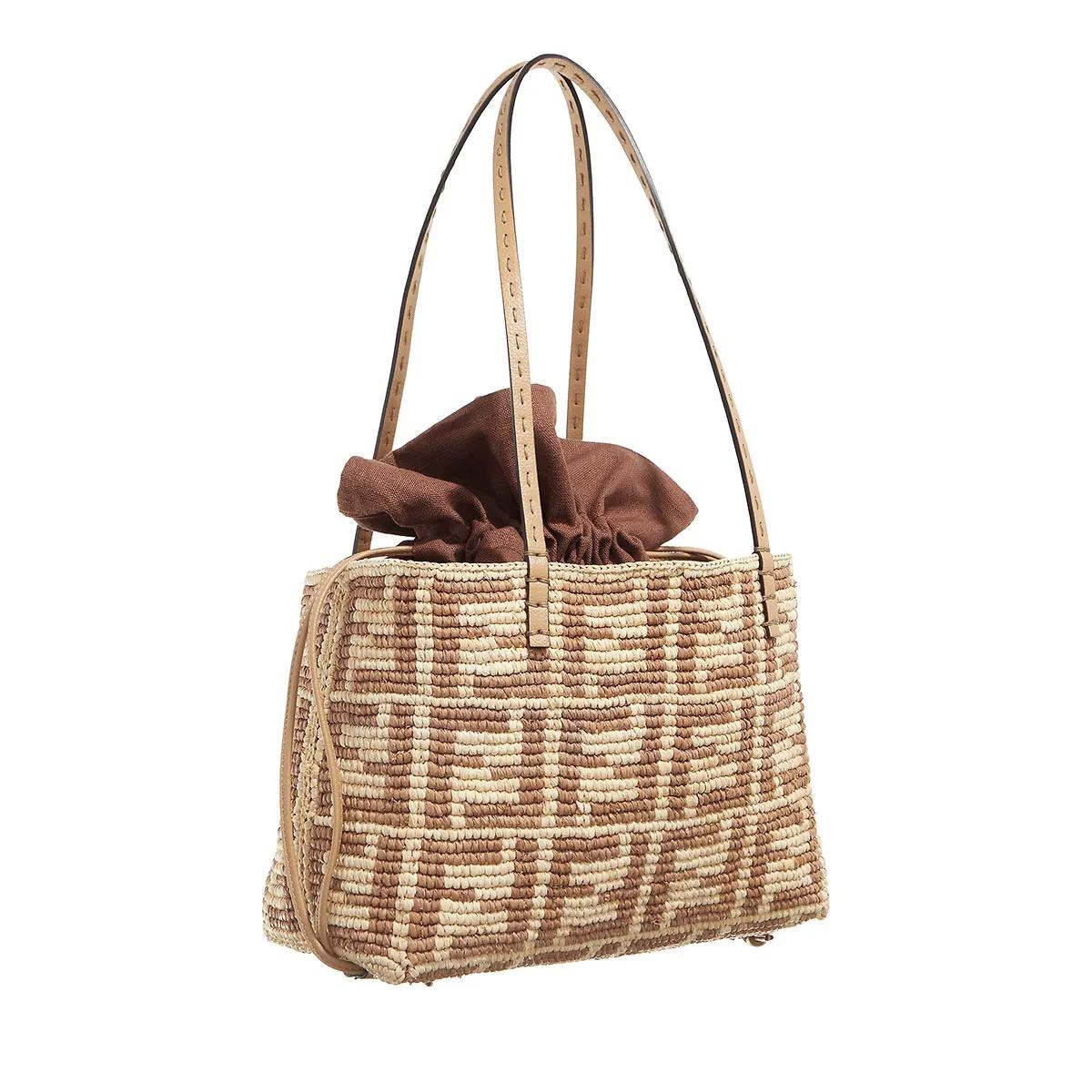 Fendi Shoppers & Totes ShoppingRoll Paglia Bag in beige
